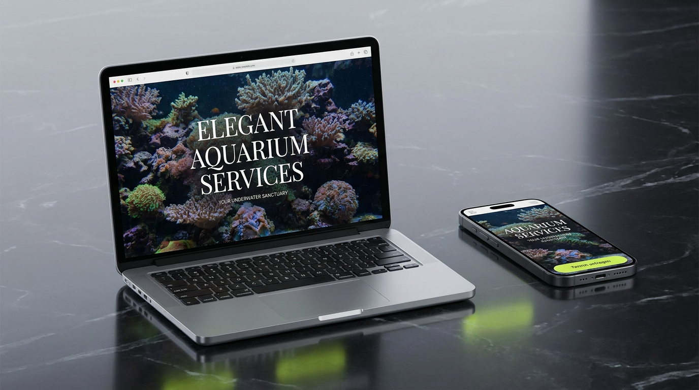 Desktop und Mobile Vorschau der neuen Seite